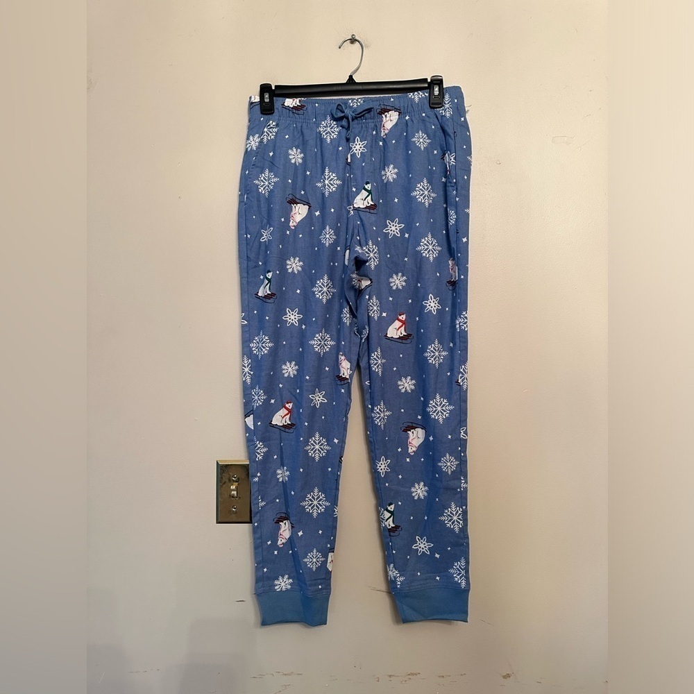 Mens Old Navy flannel polar bear pajama pants M